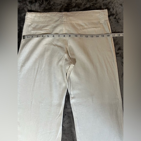 White Linen Pants - Picture 7 of 13
